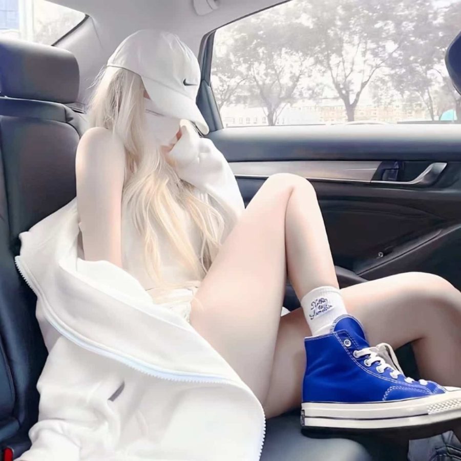 ins风甜酷纯欲真人女生微信头像_7