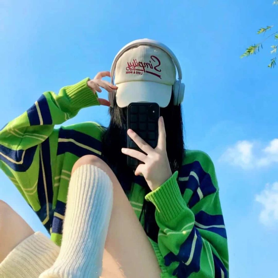 ins风甜酷纯欲真人女生微信头像_13