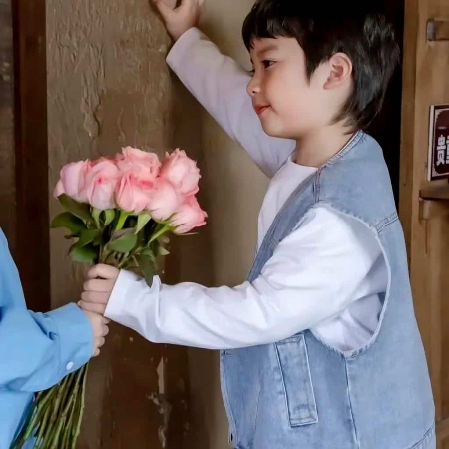 超萌小孩情侣头像一男一女竹马青梅！_2