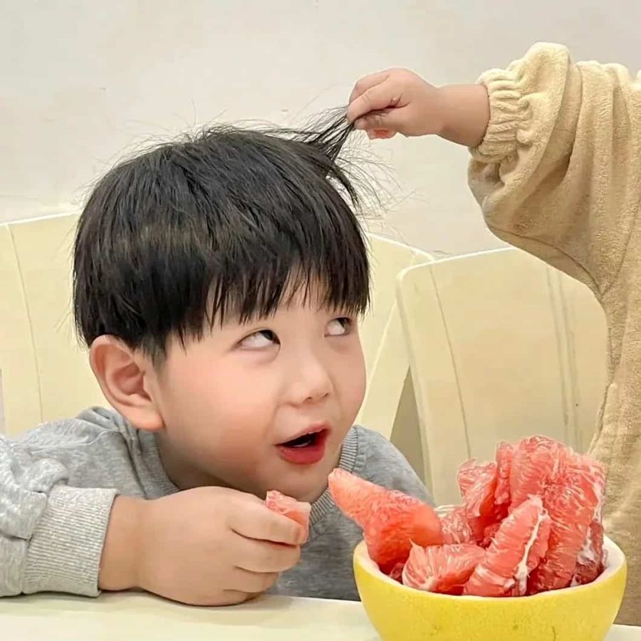 超萌小孩情侣头像一男一女竹马青梅！_17