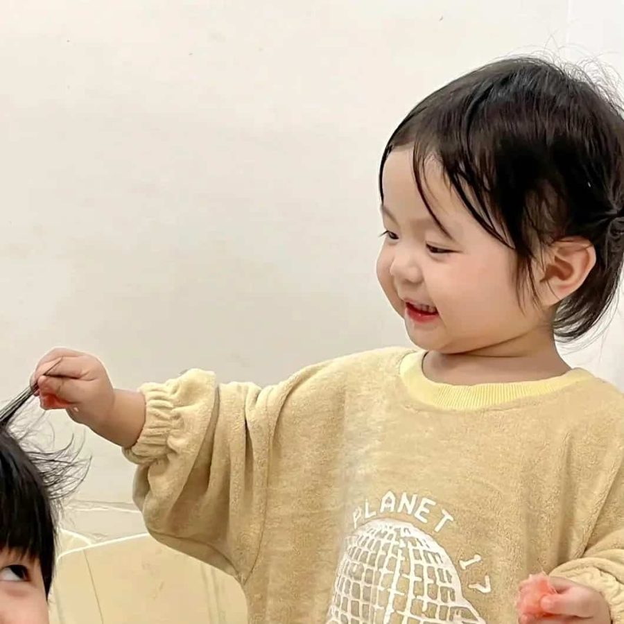 超萌小孩情侣头像一男一女竹马青梅！_18