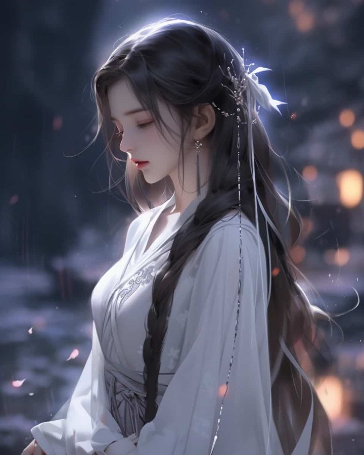 清冷到极致的古风女生头像 破碎感满满_10
