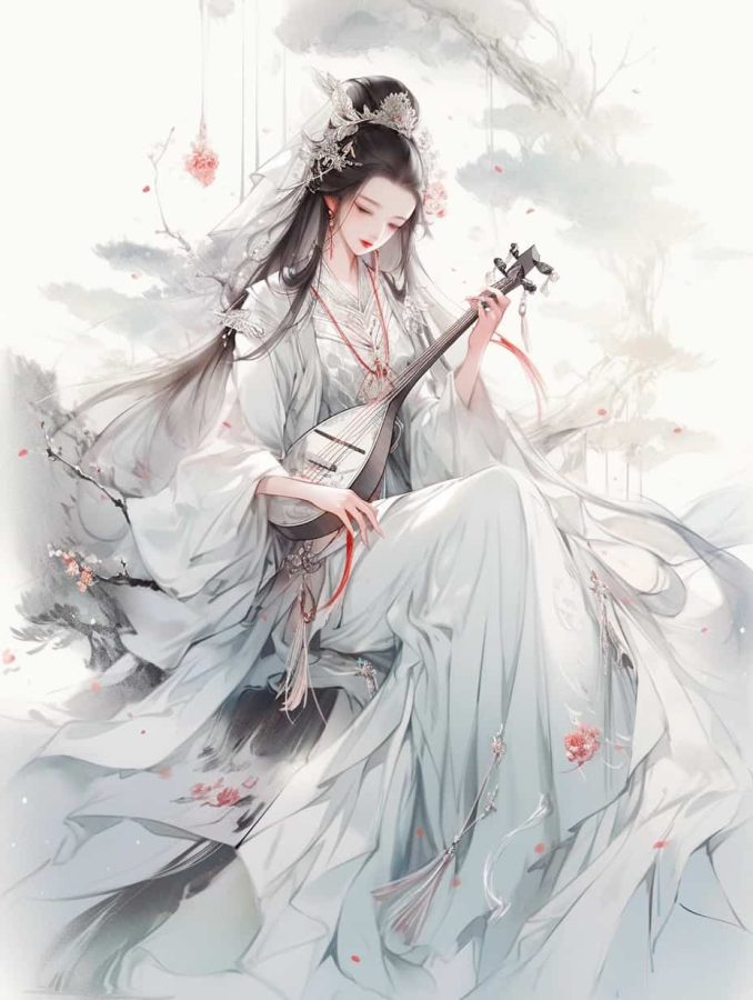 一对唯美古风情侣头像 一男一女仙气飘飘_3