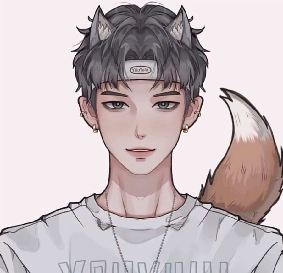 动漫禁欲情侣头像 一男一女一人一张_8