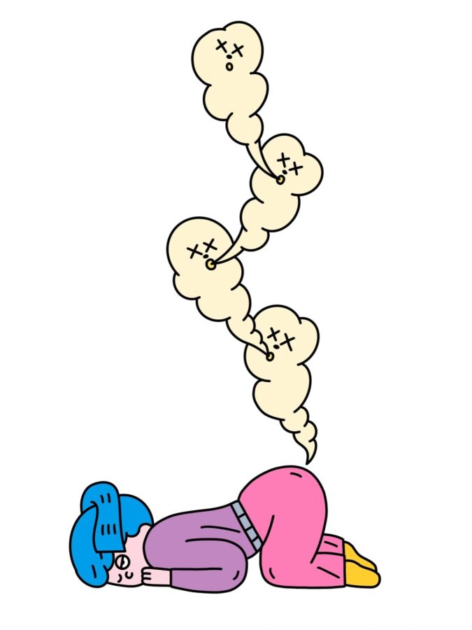 好不舒服的男女卡通带字图片,难受不舒服图片_15