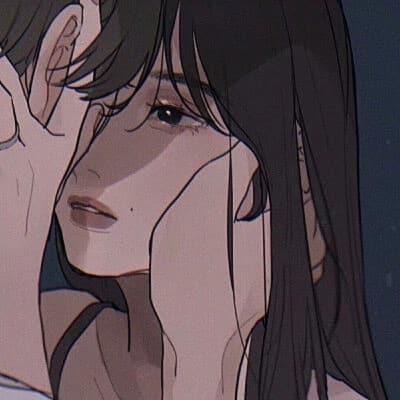 污舌吻情侣动漫头像，污到下面一直滴水的情侣头像_11