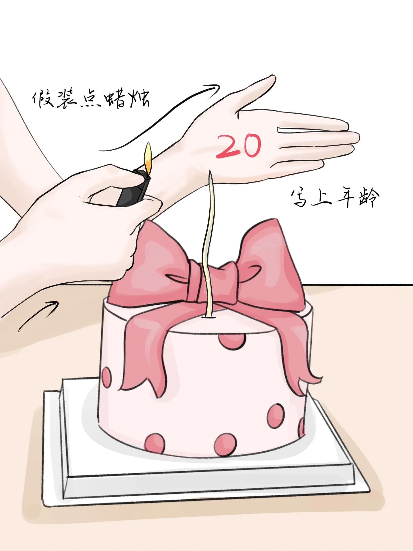 生日蛋糕前萬能拍照姿勢，生日許愿如何拍照好看？_5