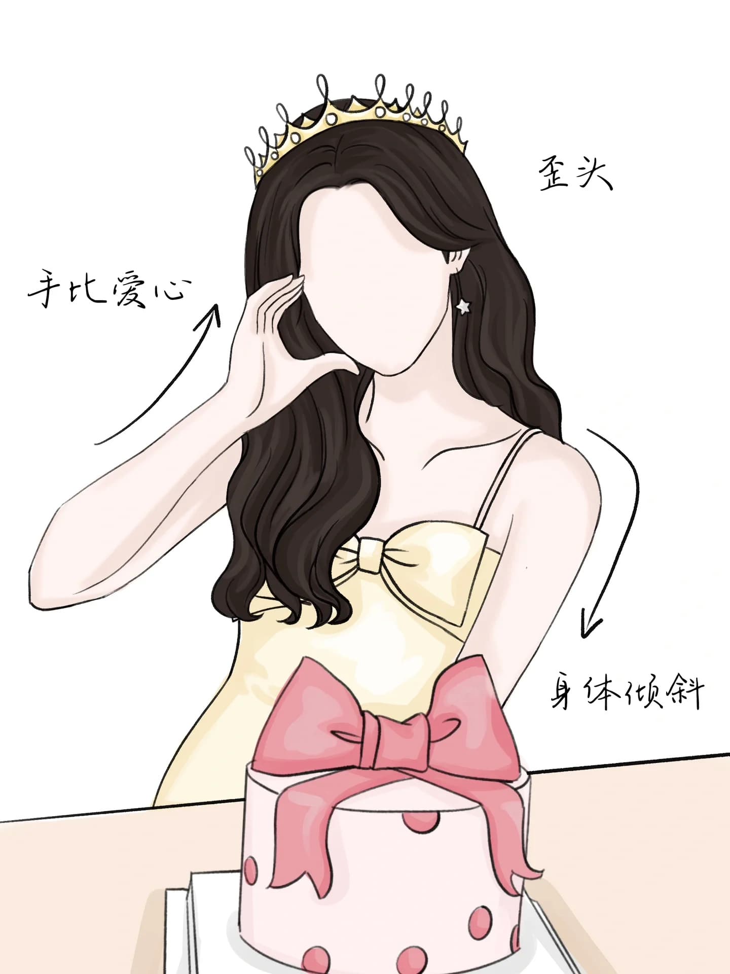生日蛋糕前萬能拍照姿勢，生日許愿如何拍照好看？_8