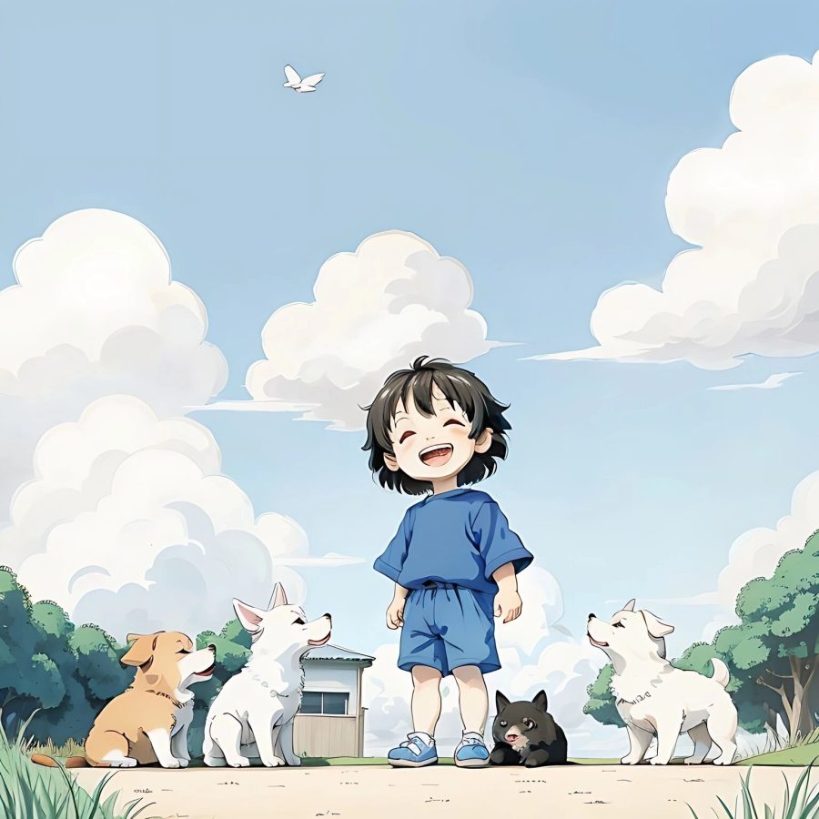 可爱小朋友卡通头像图片  Ai绘图其他都out了！_2