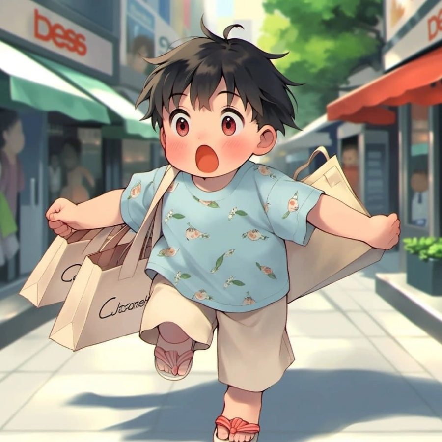 可爱小朋友卡通头像图片  Ai绘图其他都out了！_18