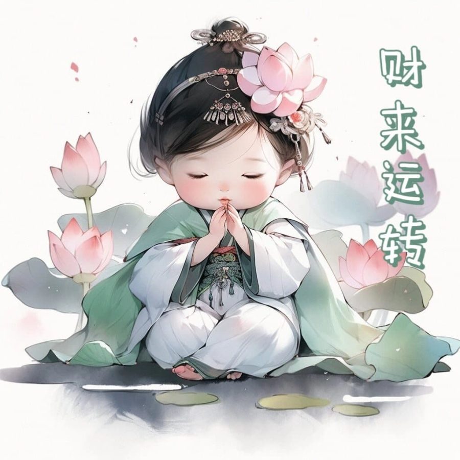 女人顺风顺水又招财微信头像图片_15