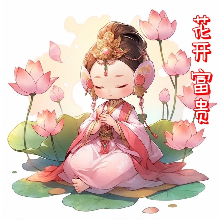 女人顺风顺水又招财微信头像图片_16