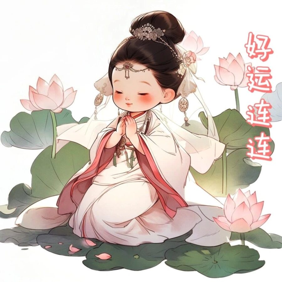 女人顺风顺水又招财微信头像图片_20