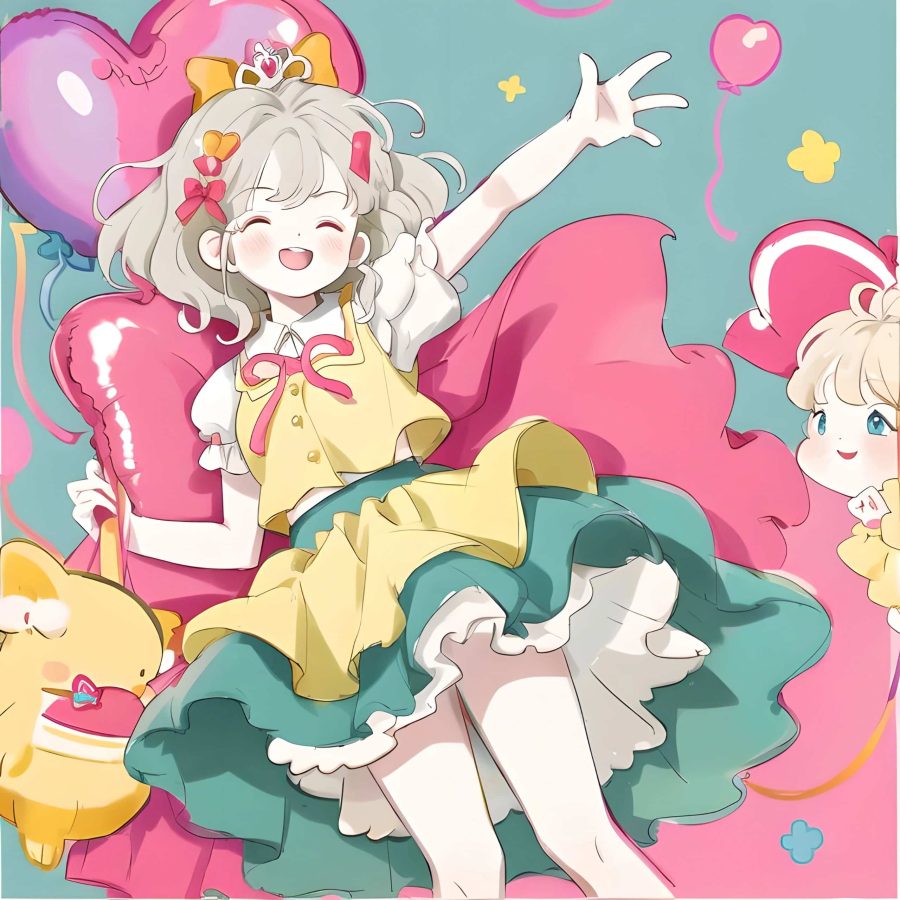 治愈系爱笑女孩百变小樱动漫头像 魔卡少女樱AI绘画头像_9