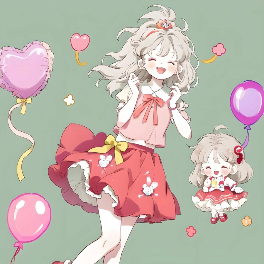 治愈系爱笑女孩百变小樱动漫头像 魔卡少女樱AI绘画头像_13
