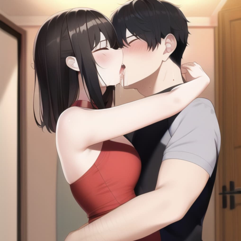 男生女生打扑克牌的情侣头像二次元卡通_4