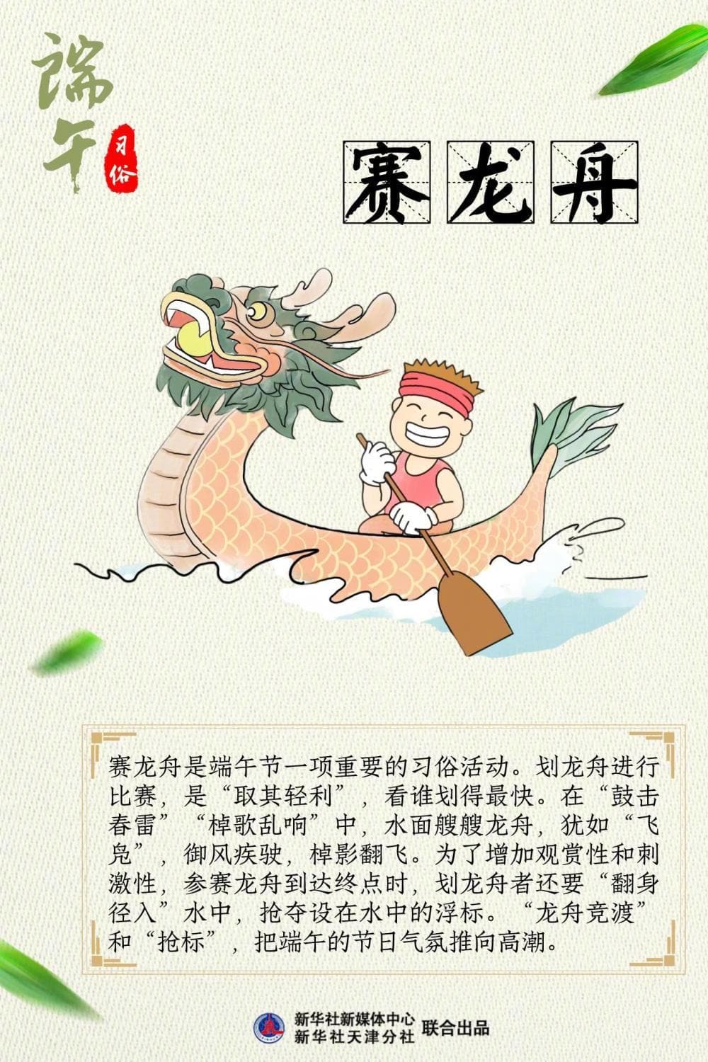 端午节习俗图鉴 包粽子、赛龙舟、挂艾草、放纸鸢、系五色丝线_2