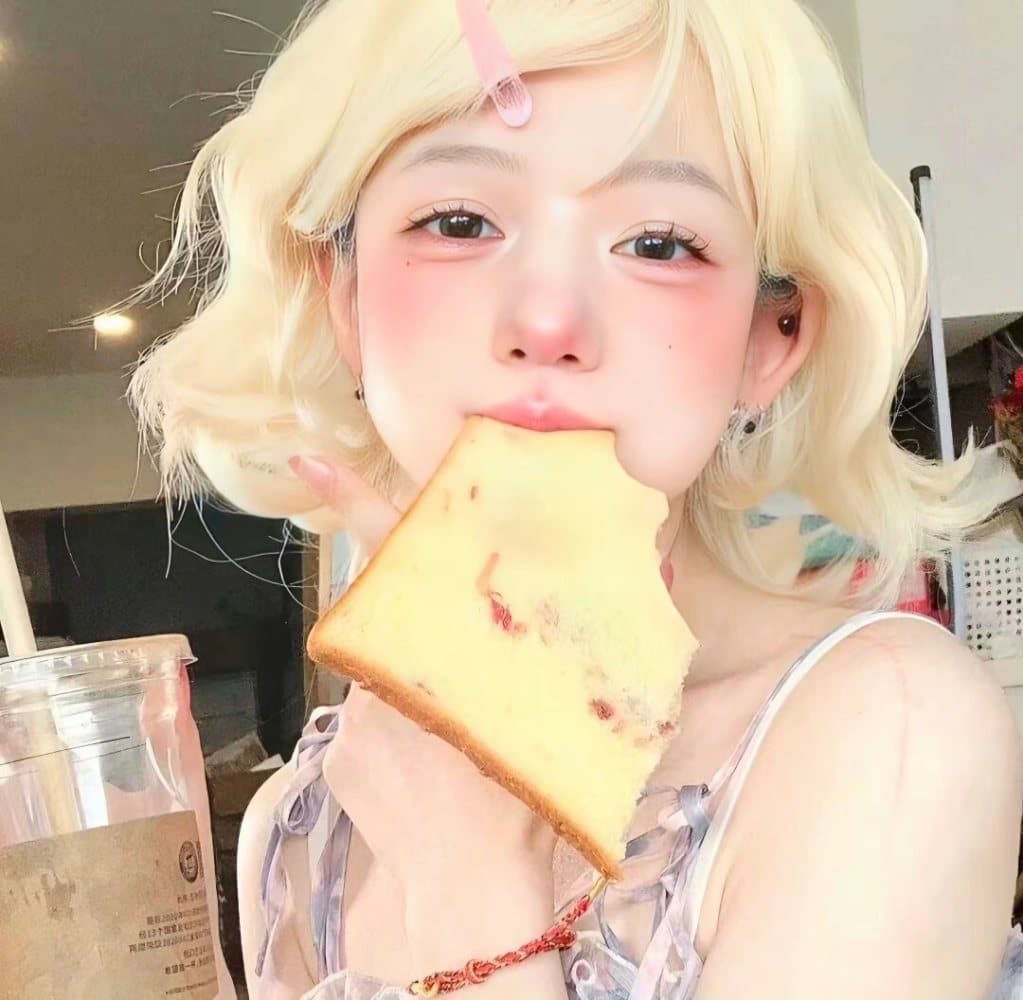 多巴胺女主真人纯欲头像，多巴胺风格高清女生头像_14