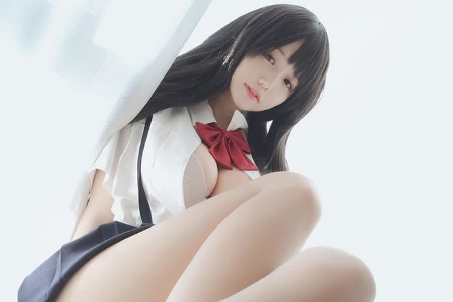 B站网红cosplay女神小仓千代写真图片_5