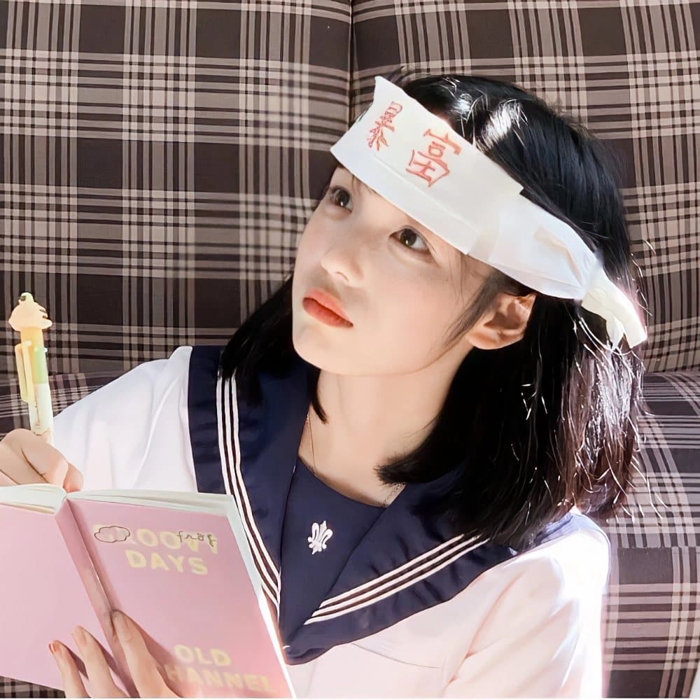 认真学习学霸女生头像，学霸头像可爱_12