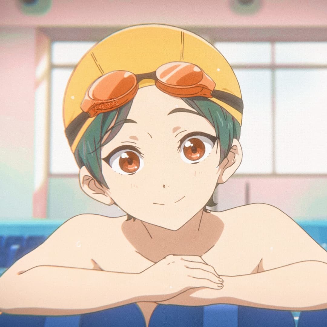 《free!男子游泳部》桐岛郁弥 x 远野日和  cp游泳动漫头像_4