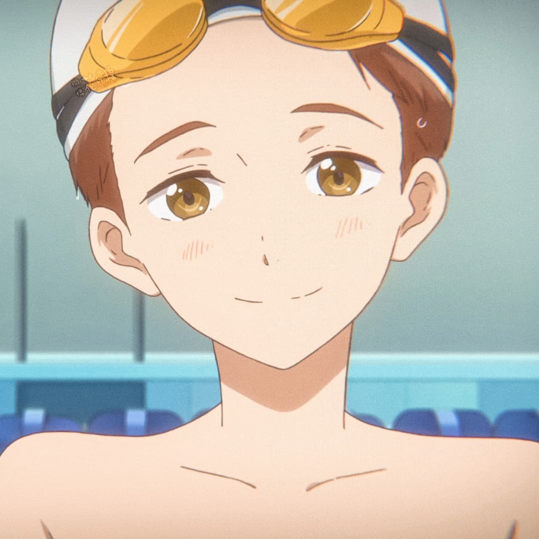 《free!男子游泳部》桐岛郁弥 x 远野日和  cp游泳动漫头像_8