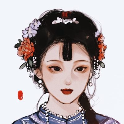 温婉古风女生头像，古风头像儒雅有仙气 纯手绘非Ai可比