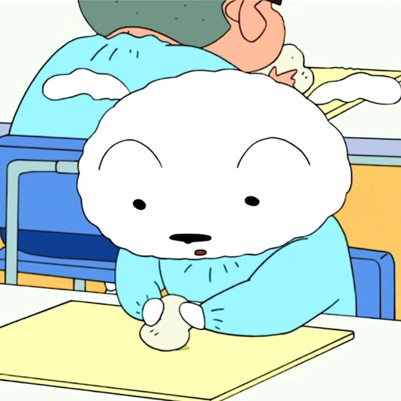 蜡笔小新的狗狗野原小白可爱头像_2