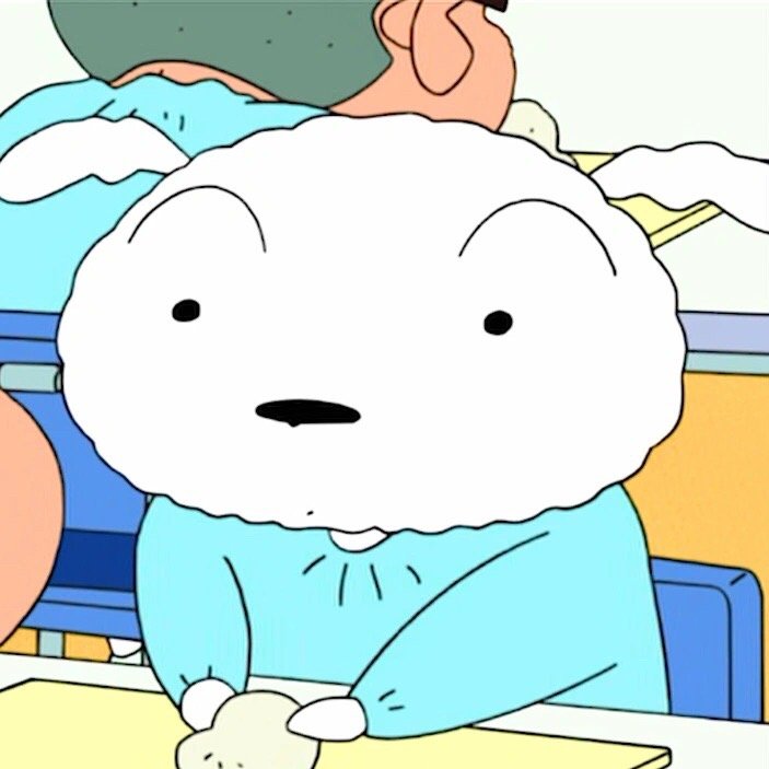 蜡笔小新的狗狗野原小白可爱头像_3