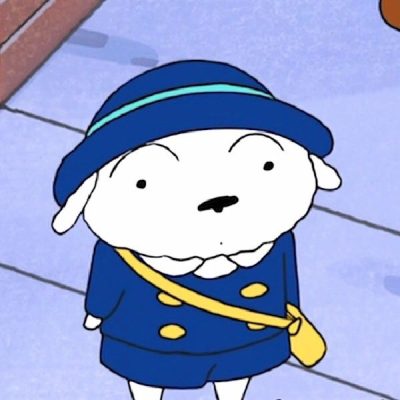 蜡笔小新的狗狗野原小白可爱头像