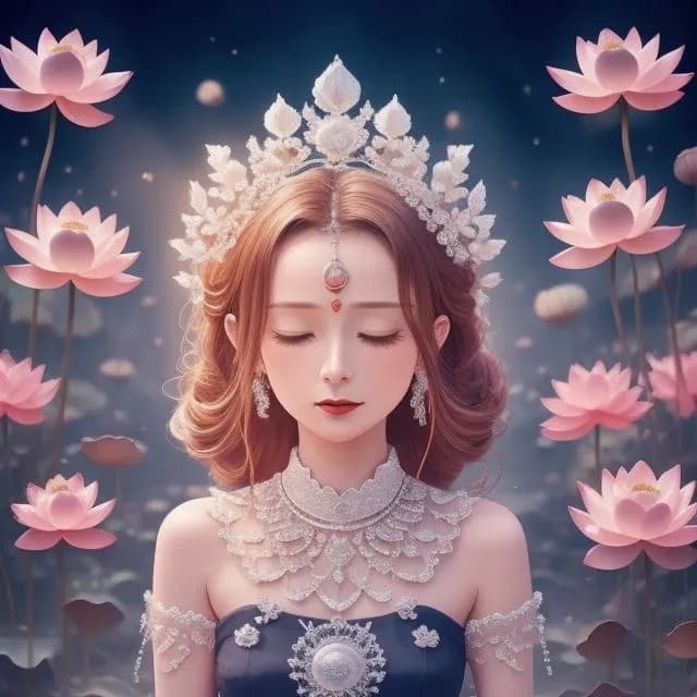 女人用什么头像运气旺？答案是莲花头像！_3