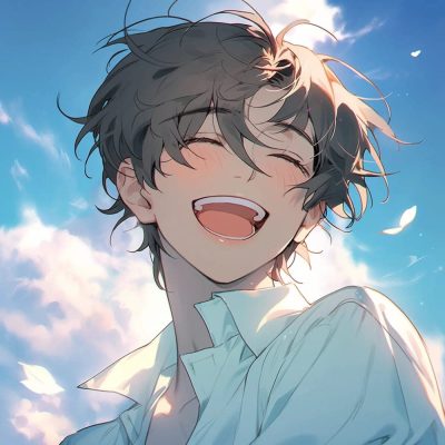 Ai绘画高级感治愈系头像动漫男