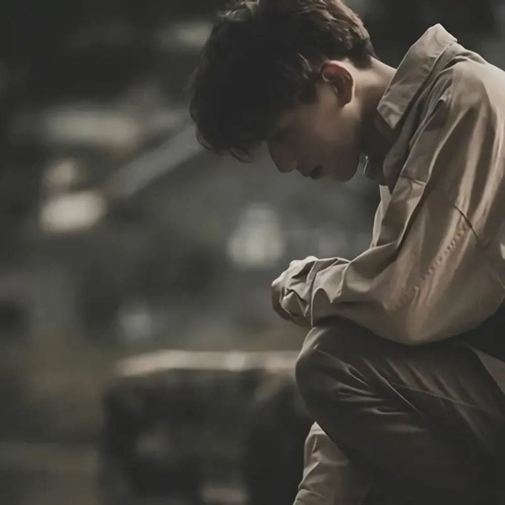 孤独感拉满的头像男，充满孤独感的男生头像_25