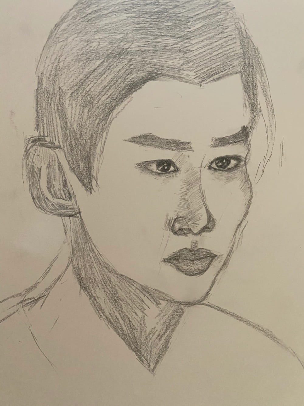 白敬亭看了都无法原谅的手绘画，白敬手绘画图片_3