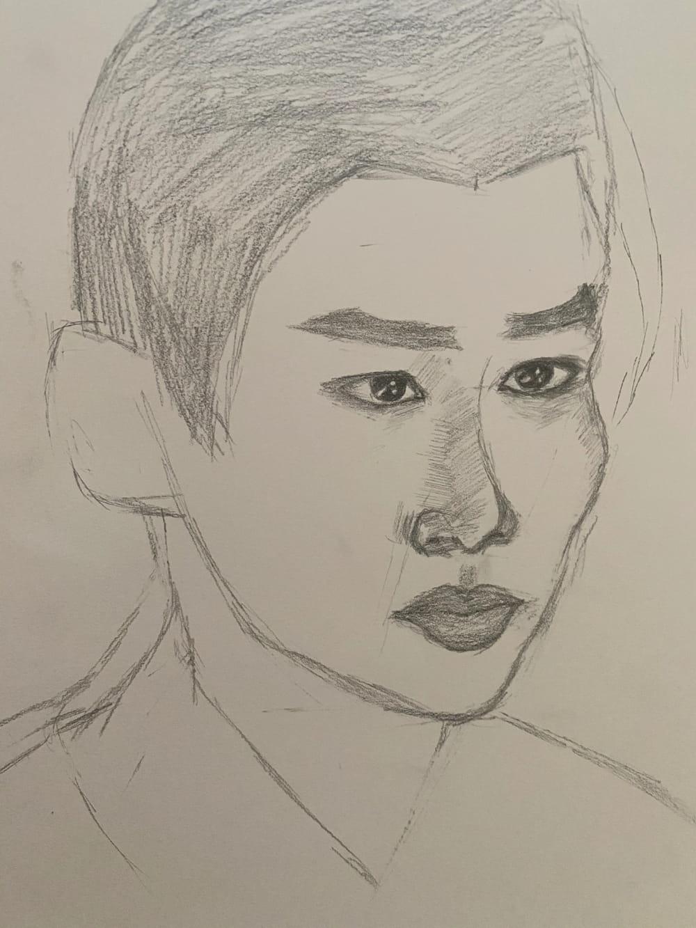 白敬亭看了都无法原谅的手绘画，白敬手绘画图片_5
