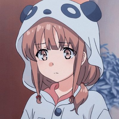 《青春猪头少年不会梦到兔女郎学姐》妹妹 梓川枫 咖啡色+墨蓝色系列头像