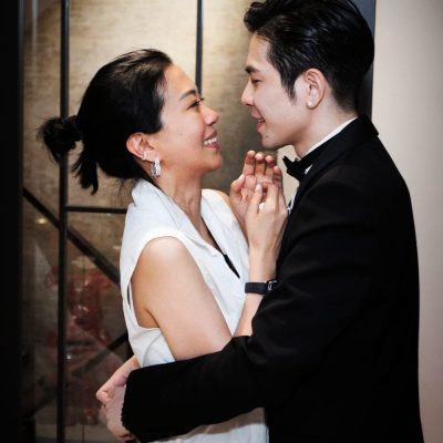 周杰伦昆凌见证萧敬腾求婚，萧敬腾林有慧求婚现场图片