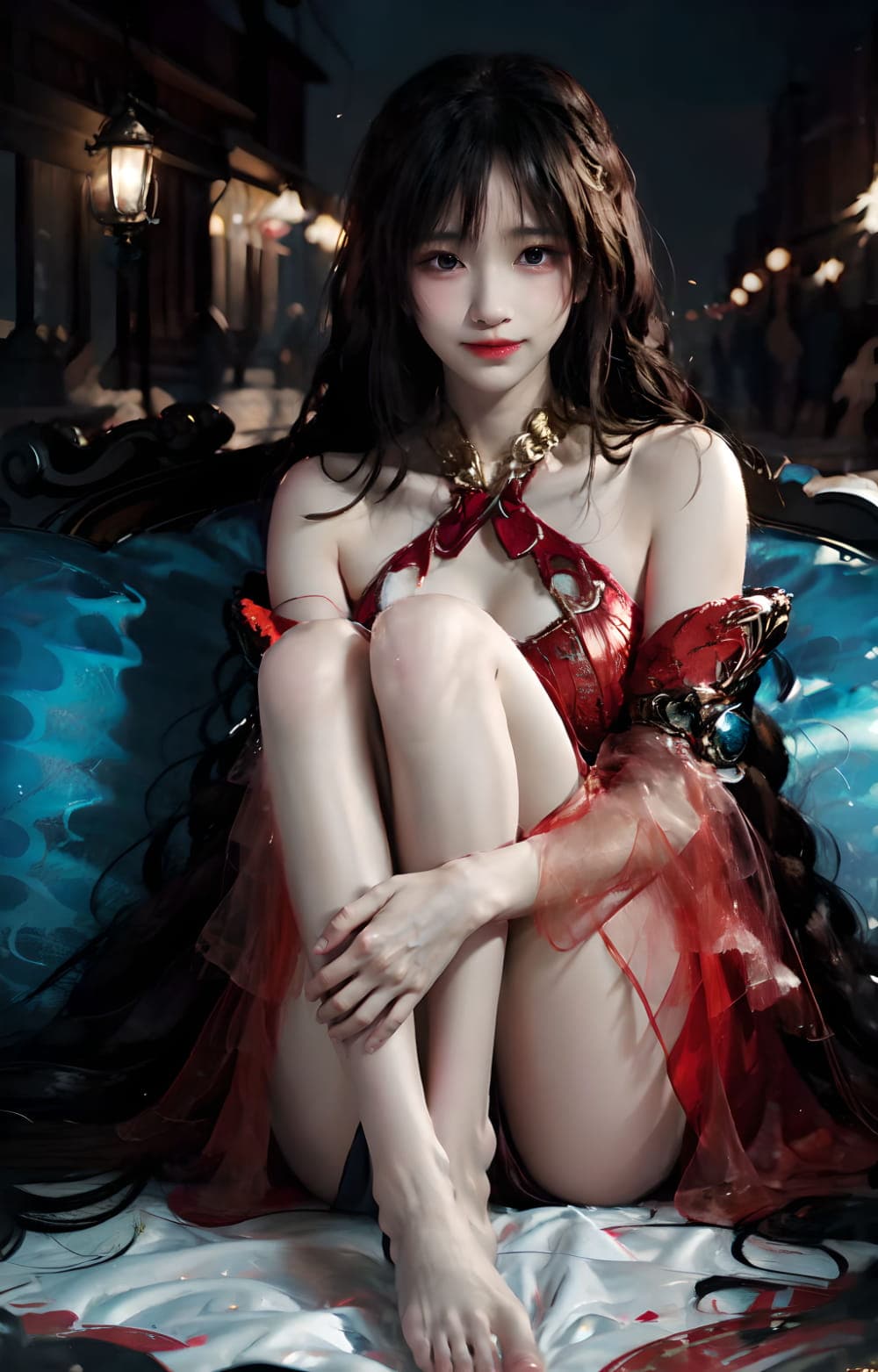 王者荣耀大乔真人版AI绘制图片_8