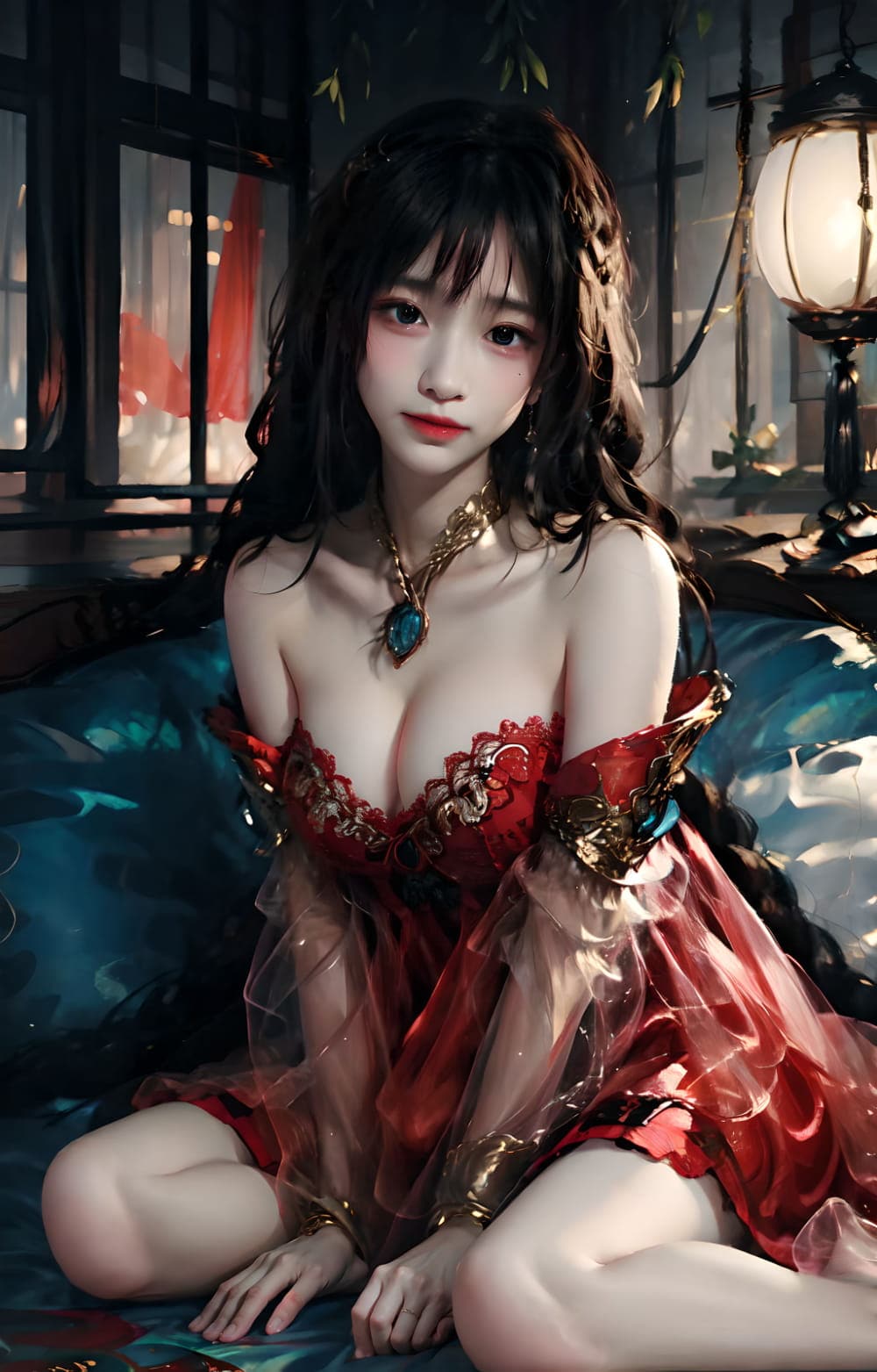 王者荣耀大乔真人版AI绘制图片_11