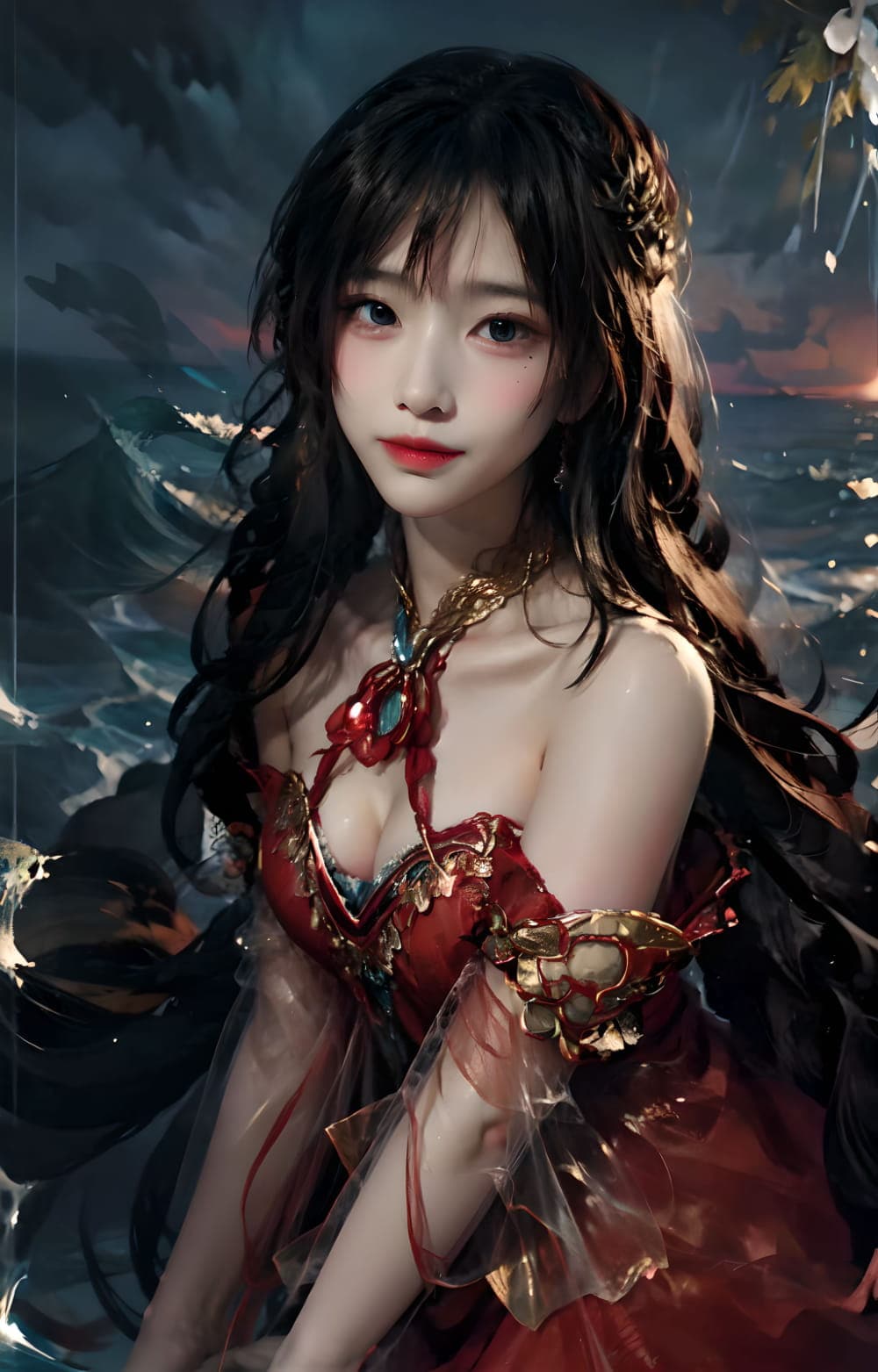 王者荣耀大乔真人版AI绘制图片_13