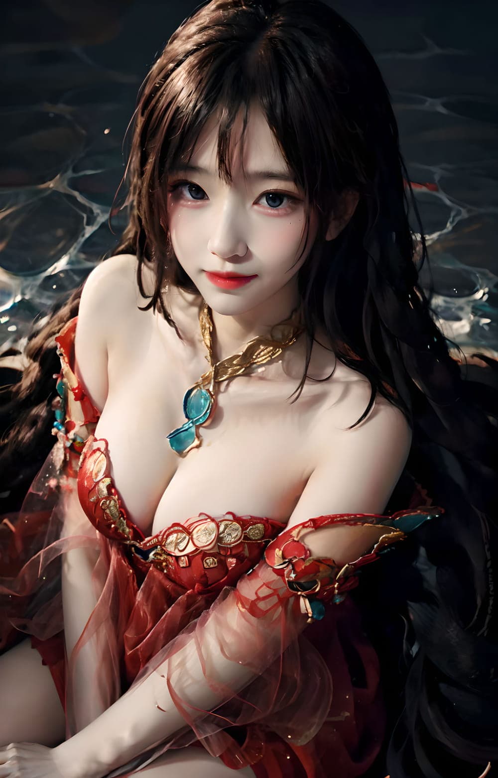 王者荣耀大乔真人版AI绘制图片_17