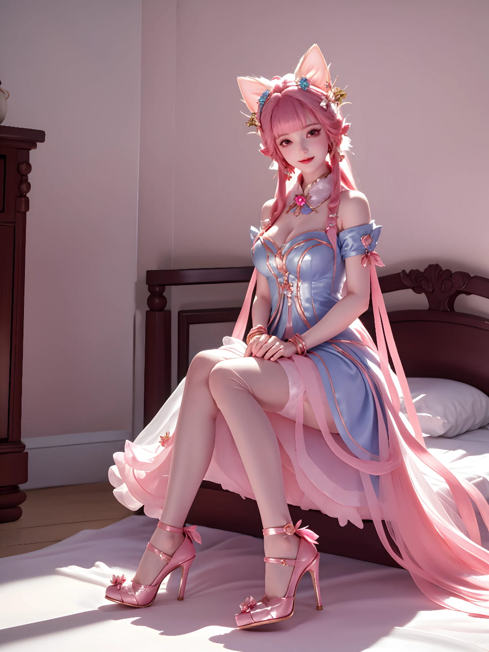 王者荣耀把妲己卧床去掉所有服装图片_1