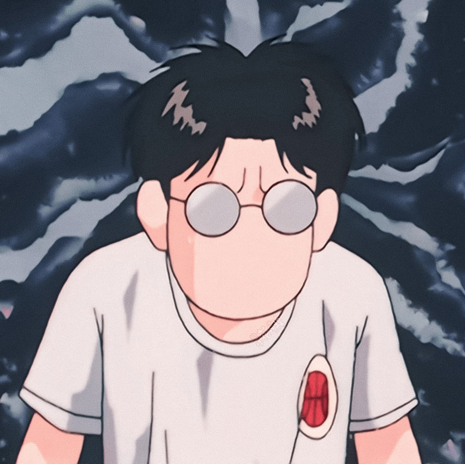 《灌篮高手》 木暮公延戴墨镜搞怪动漫男头_3