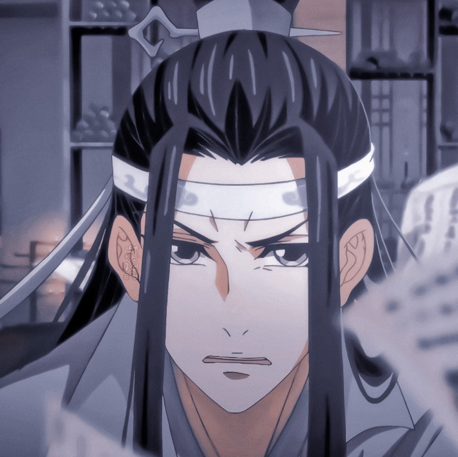 国漫《魔道祖师》魏无羡/魏婴 x 蓝忘机/蓝湛 男子古风动漫头像_8