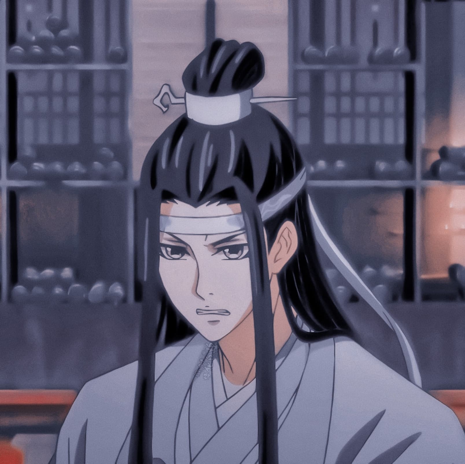国漫《魔道祖师》魏无羡/魏婴 x 蓝忘机/蓝湛 男子古风动漫头像_6