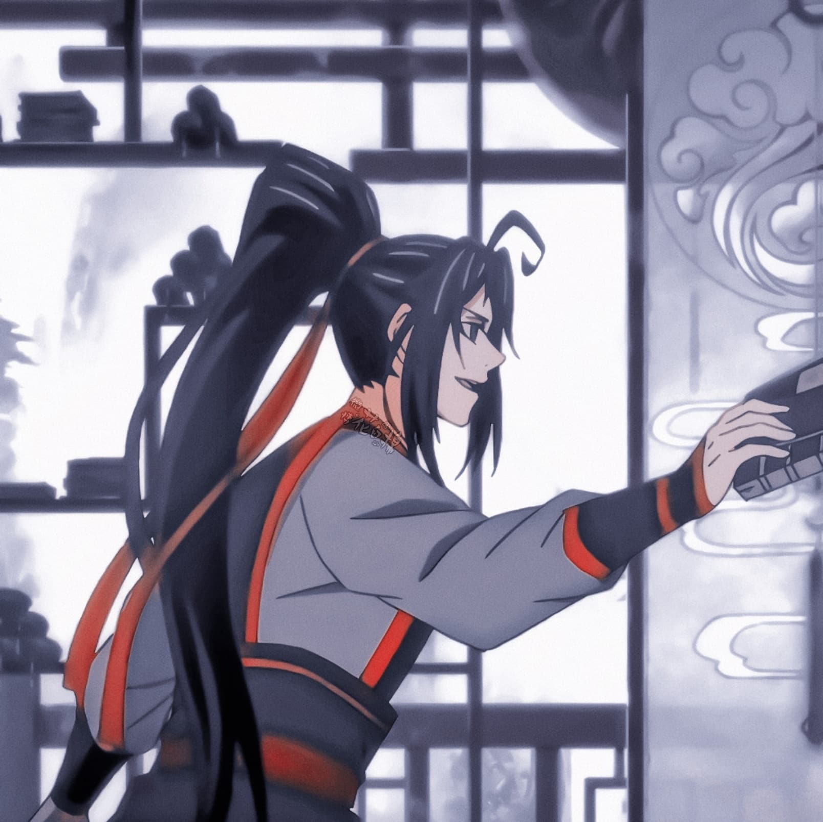 国漫《魔道祖师》魏无羡/魏婴 x 蓝忘机/蓝湛 男子古风动漫头像_1
