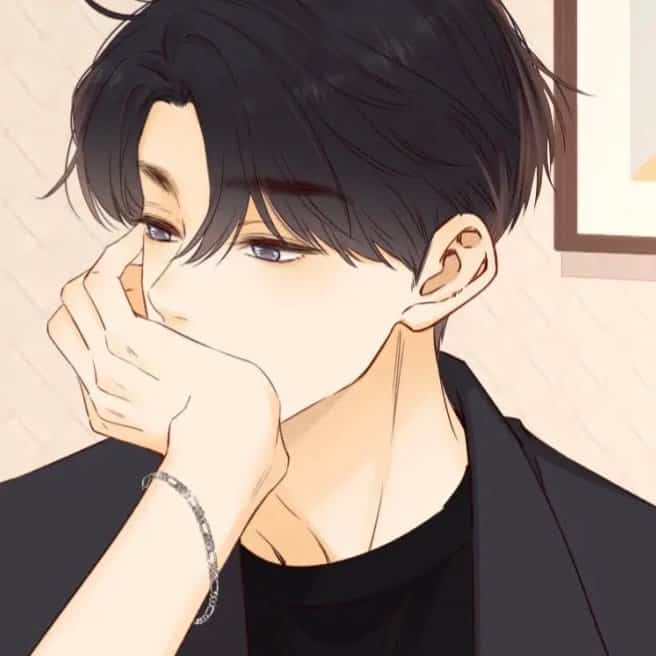 桑延漫画版高清微信头像 偷偷藏不住桑稚哥哥好帅！_13