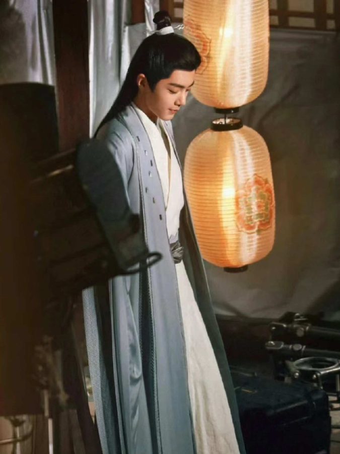 《玉骨遥》时影肖战古装高清微信头像图片 白衣大神官时影头像_1