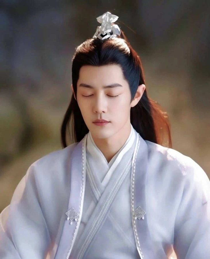 《玉骨遥》时影肖战古装高清微信头像图片 白衣大神官时影头像_12