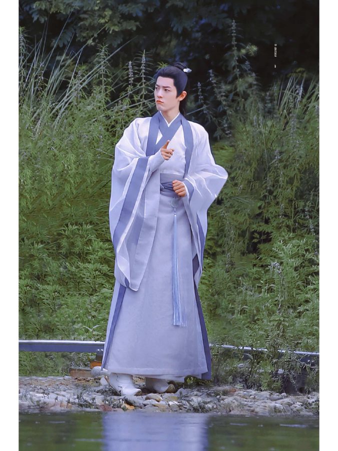 《玉骨遥》时影肖战古装高清微信头像图片 白衣大神官时影头像_15